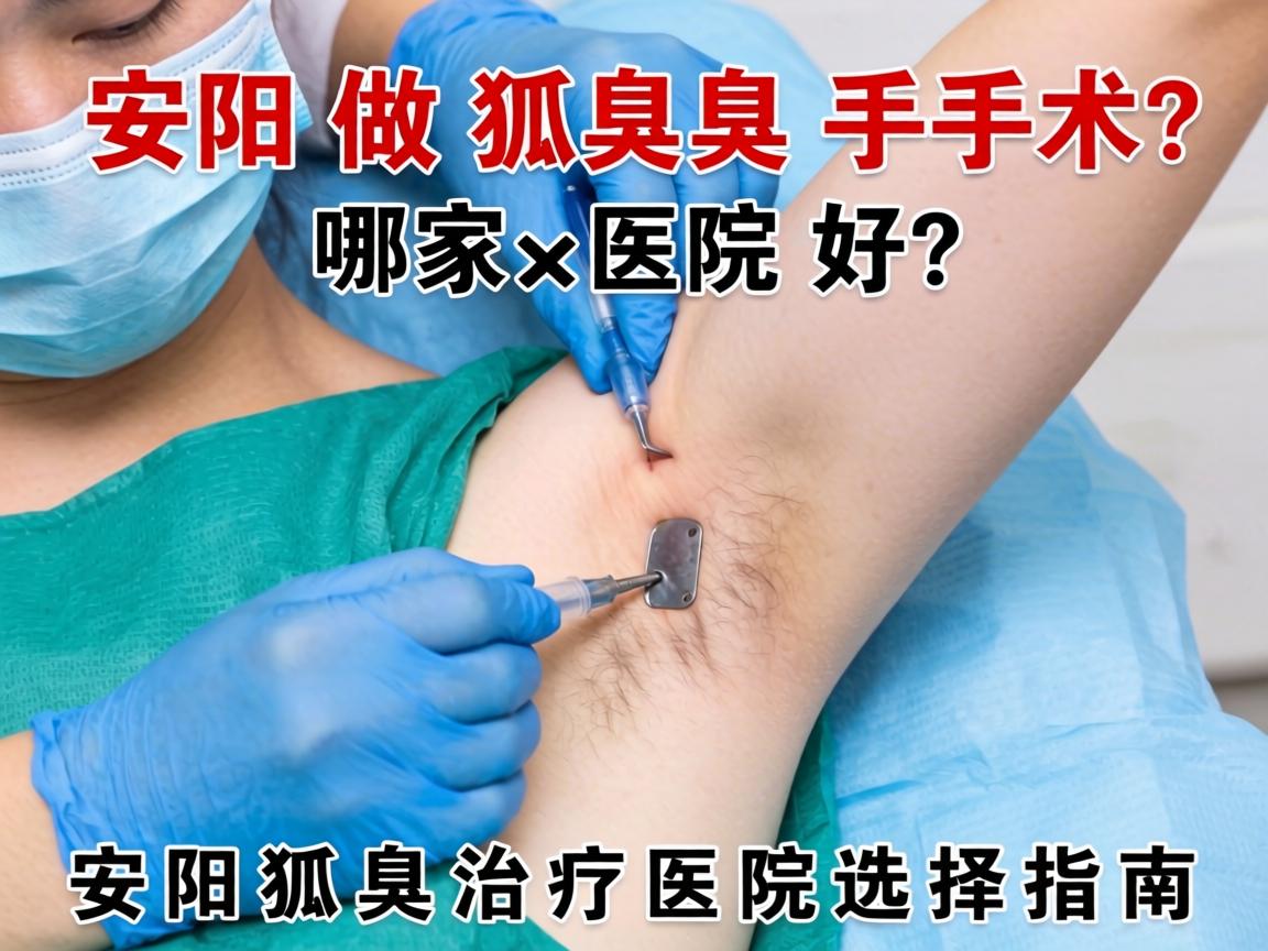 安阳做狐臭手术哪家医院好？安阳狐臭治疗医院选择指南