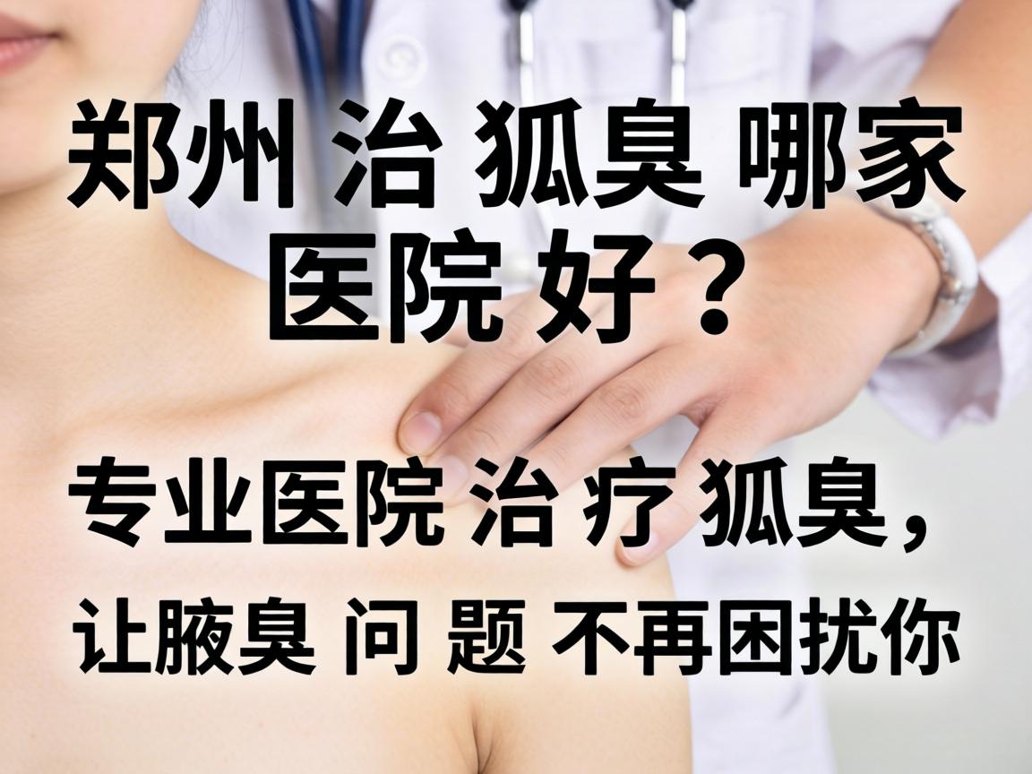 郑州治狐臭哪家医院好?专业医院治疗狐臭,让腋臭问题不再困扰你 郑州治狐臭哪家医院好?专业医院治疗狐臭,让腋臭问题不再困扰你
