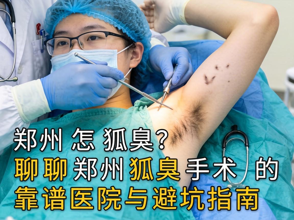 郑州狐臭手术医院怎么选？聊聊郑州狐臭手术的靠谱医院与避坑指南