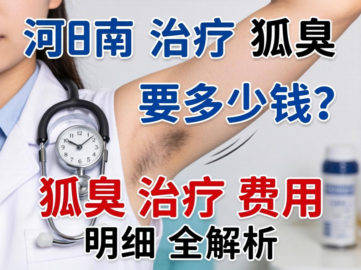 河南治疗狐臭要多少钱？狐臭治疗费用明细全解析