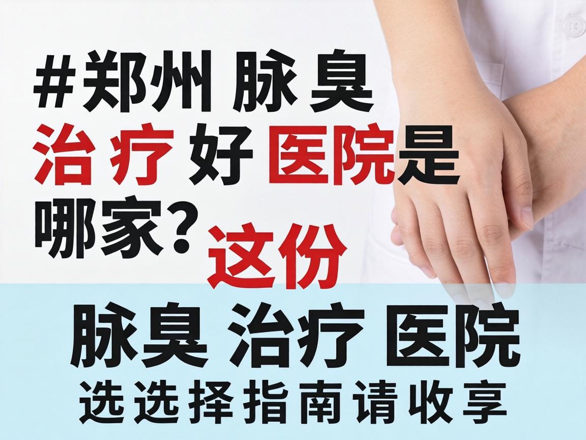 郑州腋臭治疗好医院是哪家？这份腋臭治疗医院选择指南请收好