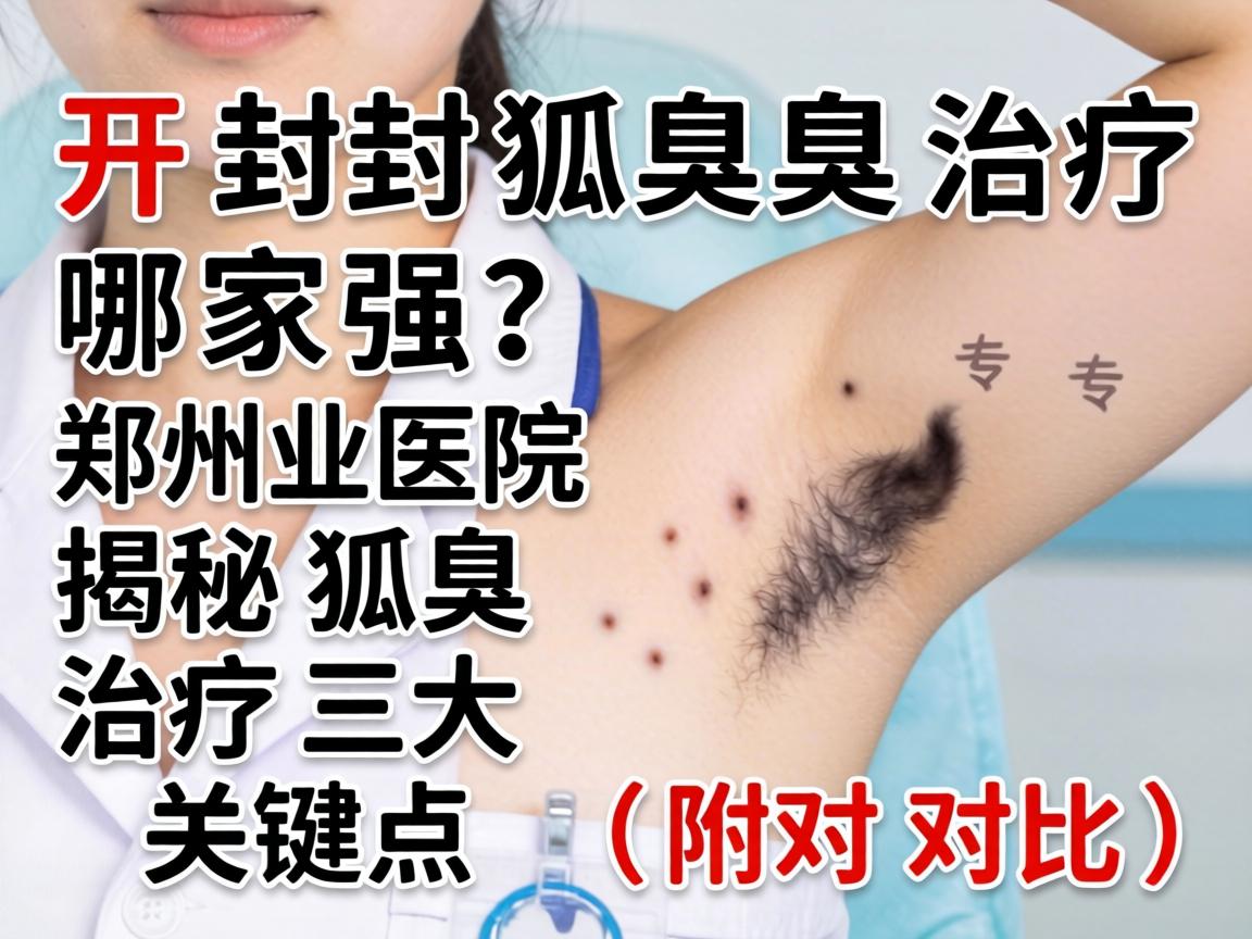 开封狐臭治疗哪家强？郑州专业医院揭秘狐臭治疗三大关键点（附对比）