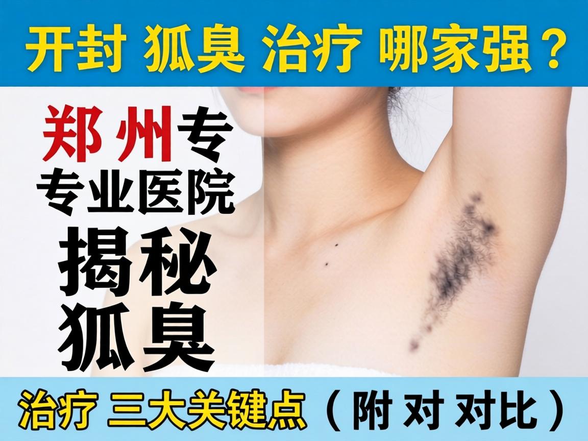开封狐臭治疗哪家强？郑州专业医院揭秘狐臭治疗三大关键点（附对比）