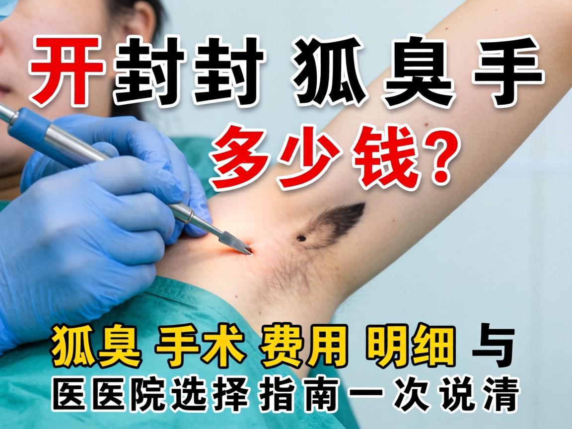 开封狐臭手术多少钱?狐臭手术费用明细与医院选择指南一次说清 开封狐臭手术多少钱?狐臭手术费用明细与医院选择指南一次说清