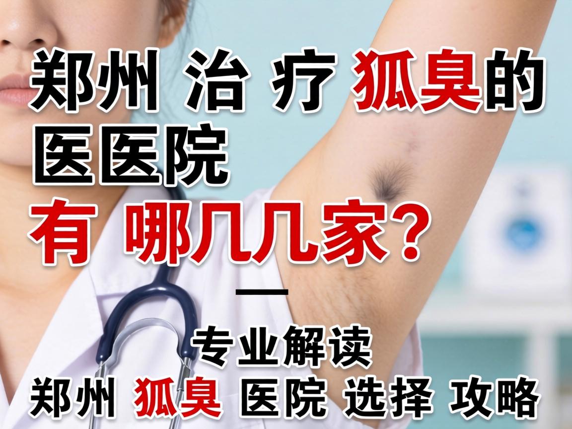 郑州治疗狐臭的医院有哪几家？专业解读郑州狐臭医院选择攻略