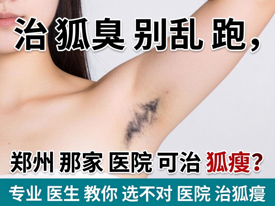 治狐臭别乱跑，郑州那家医院可治狐臭？专业医生教你选对医院治狐臭