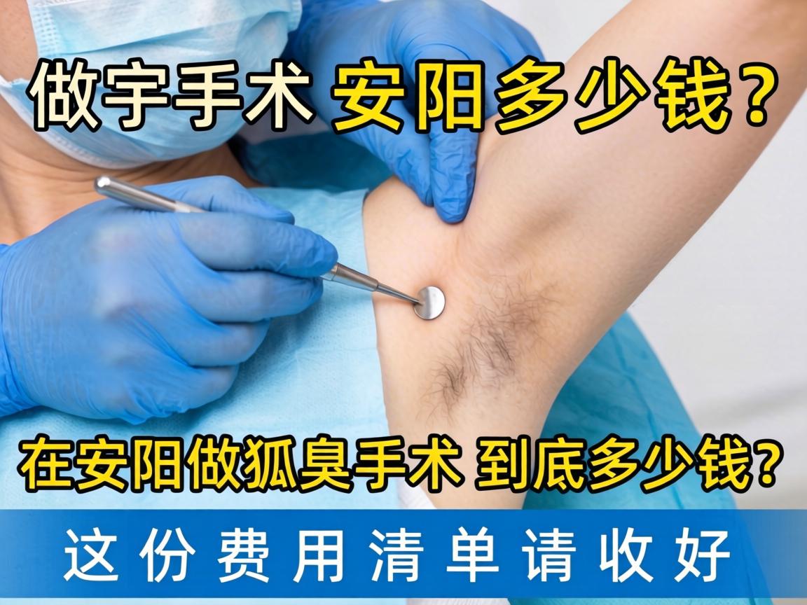 做狐臭手术安阳多少钱？在安阳做狐臭手术到底多少钱？这份费用清单请收好