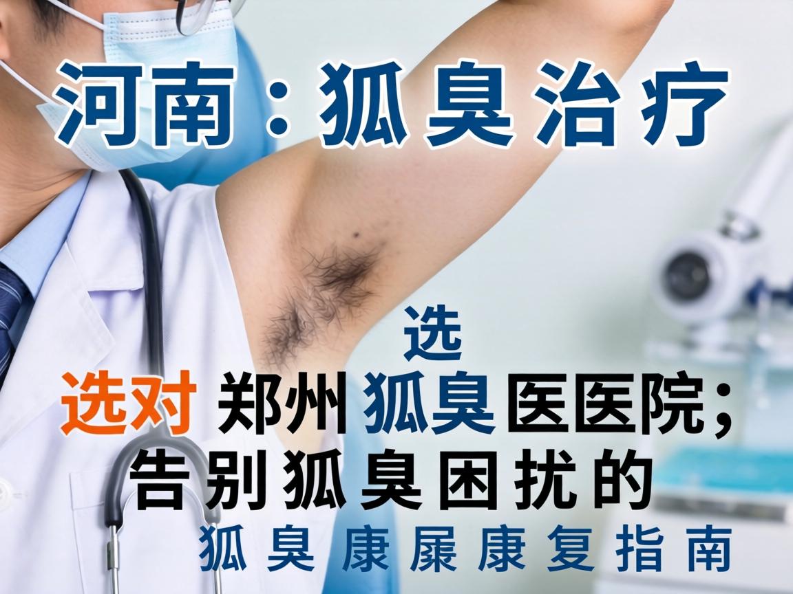河南狐臭治疗，选对郑州狐臭医院，告别狐臭困扰的狐臭康复指南
