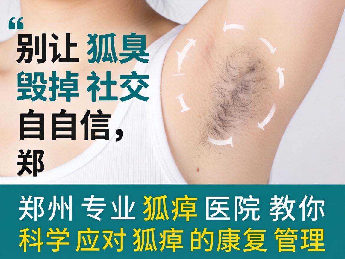 别让狐臭毁掉社交自信，郑州专业狐臭医院教你科学应对狐臭的康复管理