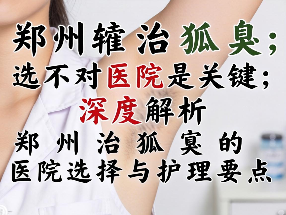 郑州治狐臭,选对医院是关键,深度解析郑州治狐臭的医院选择与护理要点 郑州治狐臭,选对医院是关键,深度解析郑州治狐臭的医院选择与护理要点