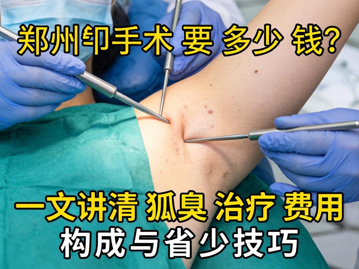 郑州狐臭手术要多少钱？一文讲清狐臭治疗费用构成与省钱技巧