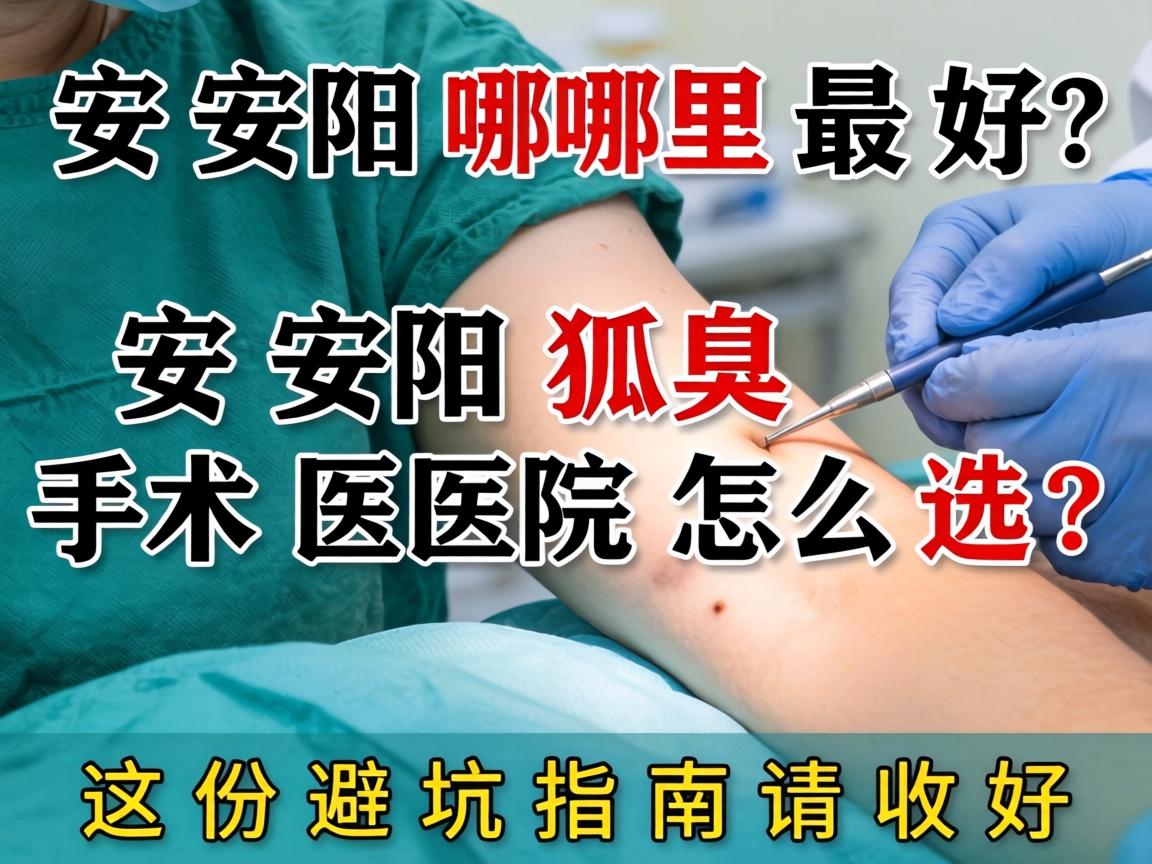 安阳狐臭手术哪里最好？安阳狐臭手术医院怎么选？这份避坑指南请收好