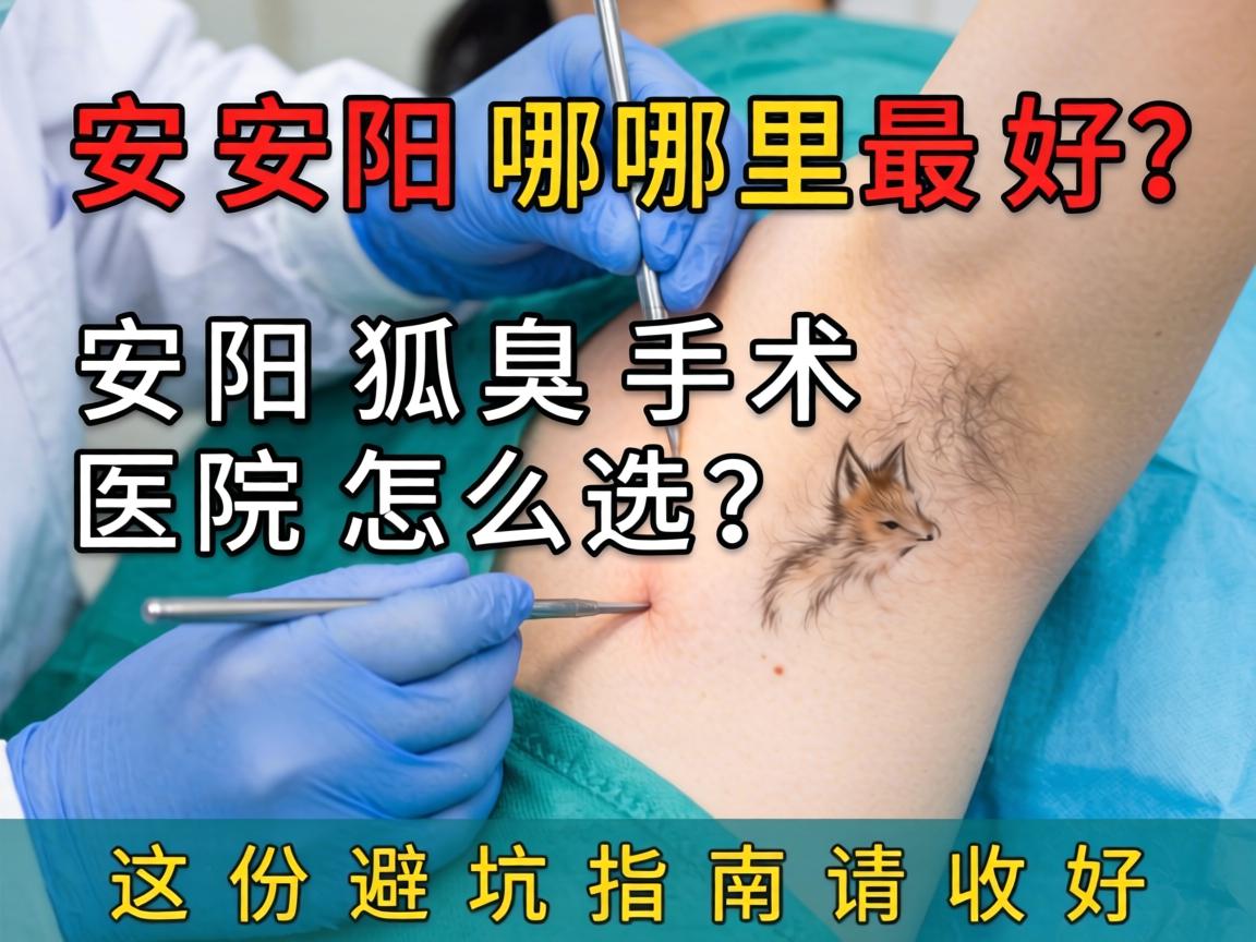 安阳狐臭手术哪里最好？安阳狐臭手术医院怎么选？这份避坑指南请收好