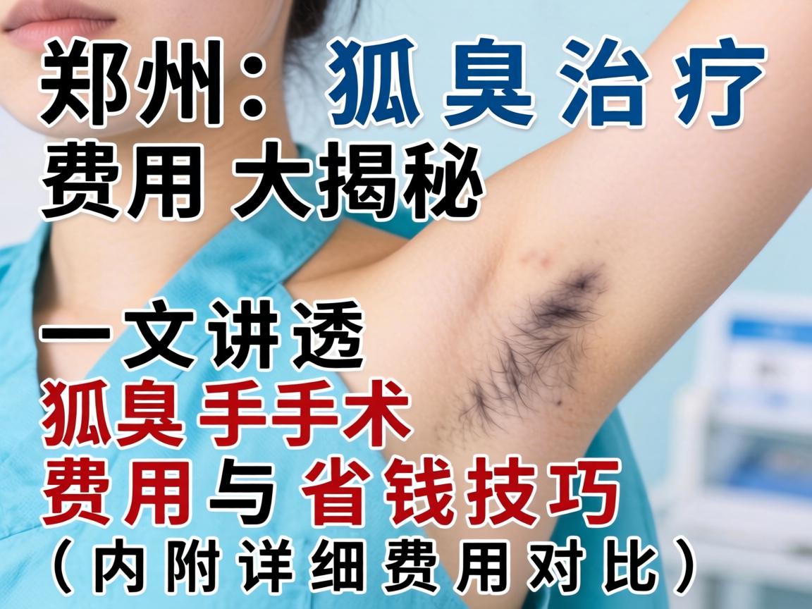 郑州狐臭治疗费用大揭秘，一文讲透狐臭手术费用与省钱技巧（内附详细费用对比）
