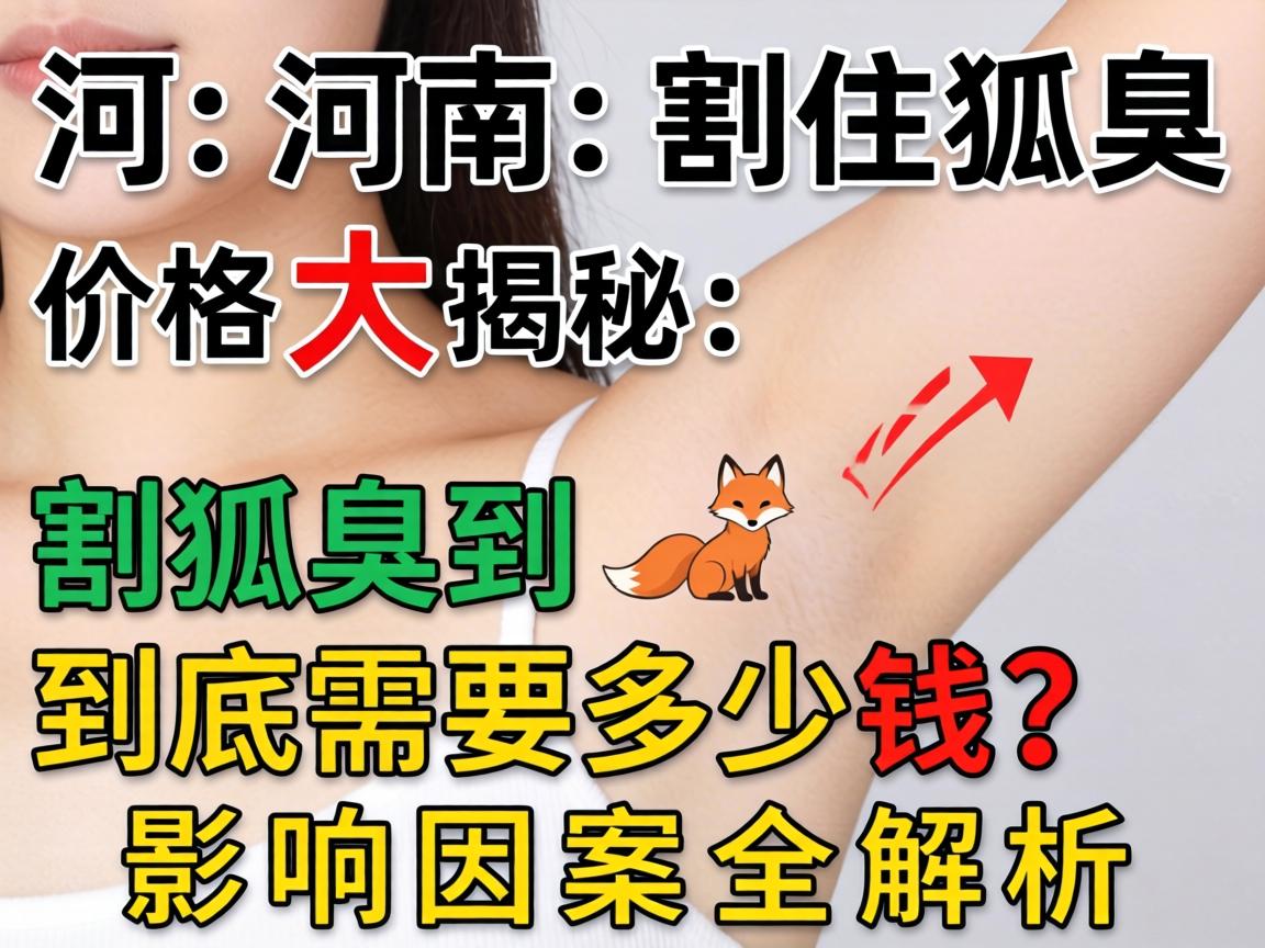 河南割狐臭价格大揭秘，割狐臭到底需要多少钱？影响因素全解析
