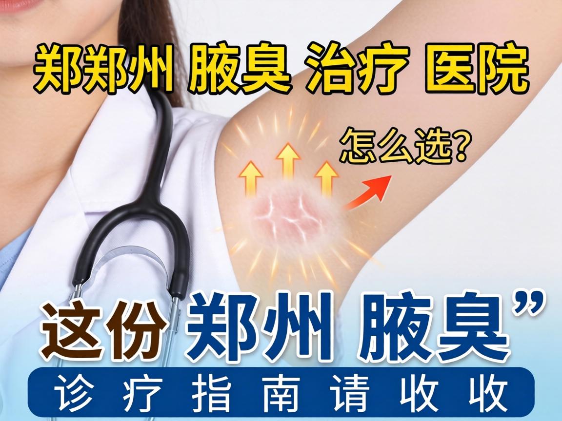郑州腋臭治疗医院怎么选？这份郑州腋臭诊疗指南请收好