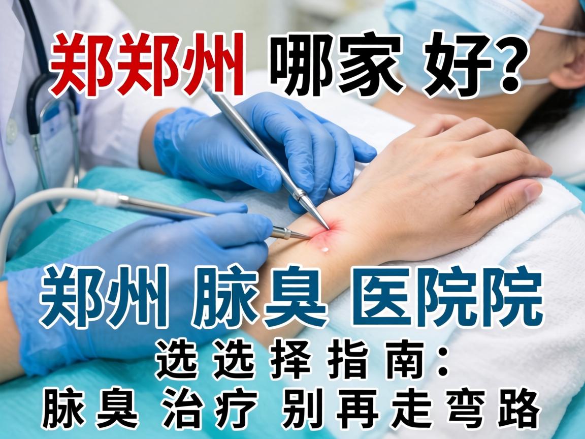 郑州腋臭手术哪家好？郑州腋臭医院选择指南，腋臭治疗别再走弯路