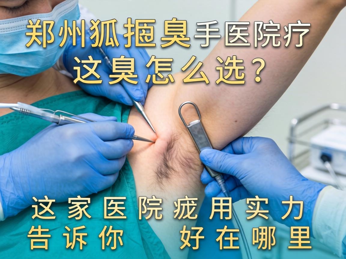 郑州狐臭手术医院怎么选？这家医院用实力告诉你好在哪里