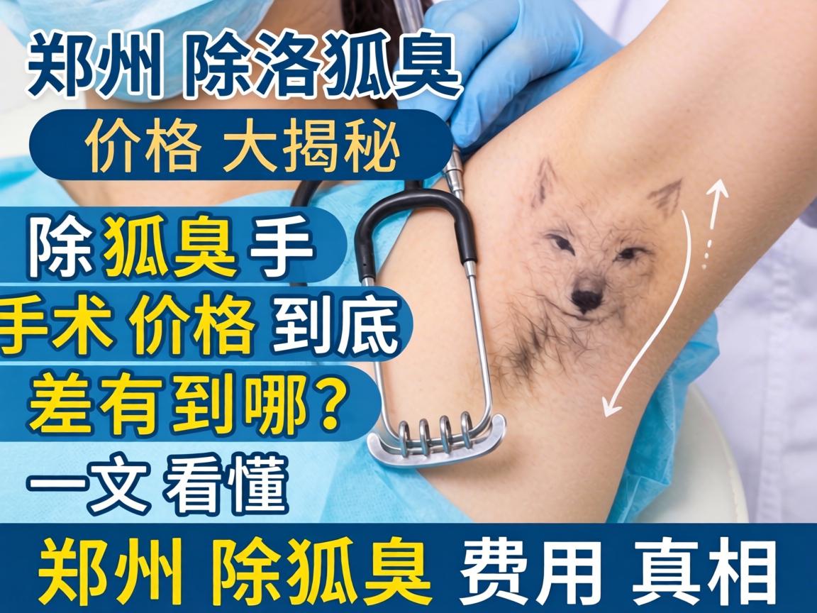 郑州除狐臭价格大揭秘，除狐臭手术价格到底差在哪？一文看懂郑州除狐臭费用真相