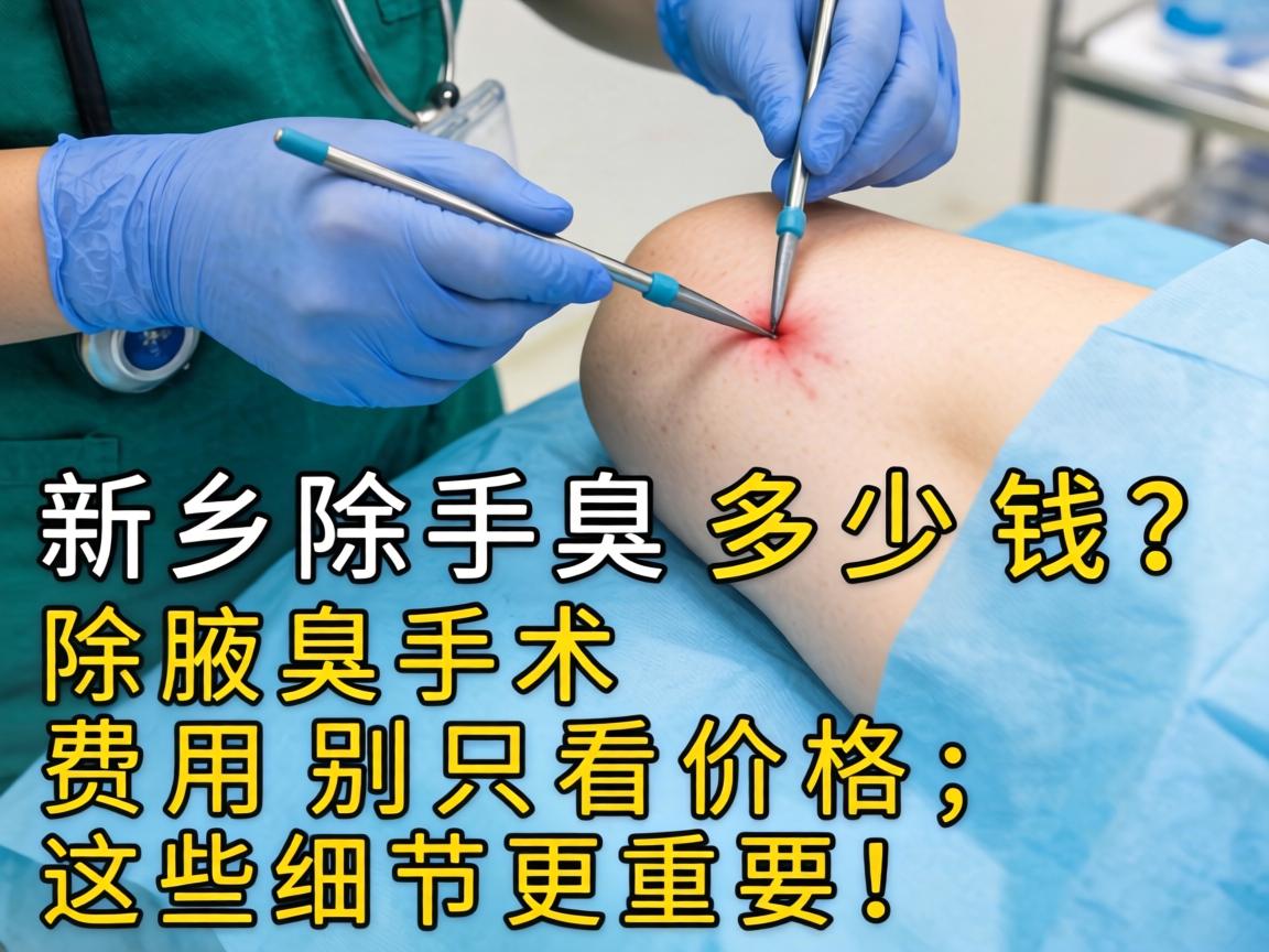 新乡除腋臭手术多少钱？除腋臭手术费用别只看价格，这些细节更重要！