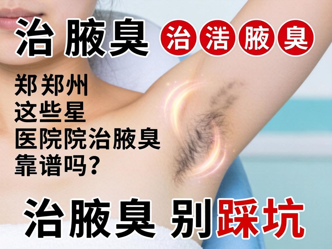 治腋臭，郑州这些医院治腋臭靠谱吗？治腋臭别踩坑