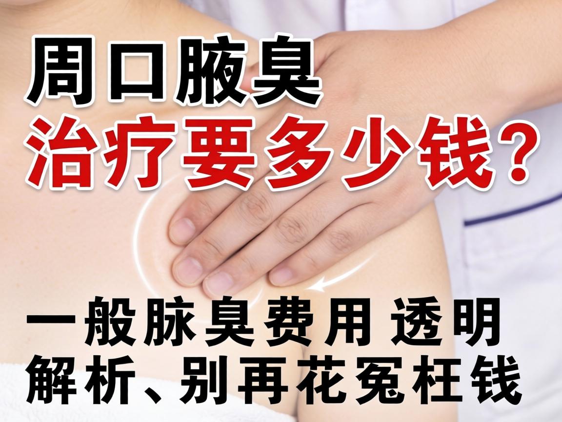 周口腋臭治疗要多少钱？一般腋臭费用透明解析，别再花冤枉钱