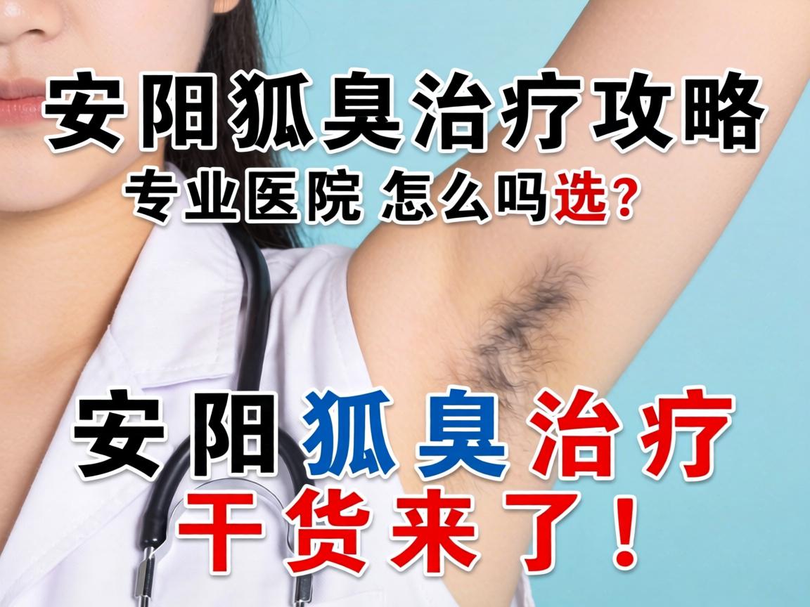 安阳狐臭治疗攻略，专业医院怎么选？安阳狐臭治疗干货来了！
