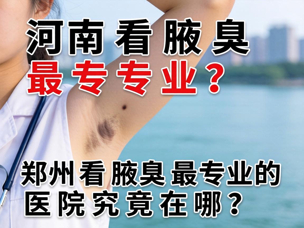 河南看腋臭最专业？郑州看腋臭最专业的医院究竟在哪？