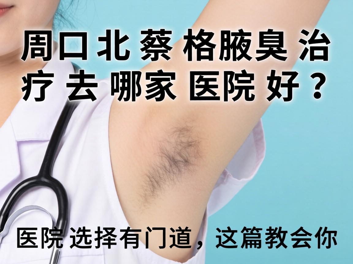 周口北蔡腋臭治疗去哪家医院好？医院选择有门道，这篇教会你