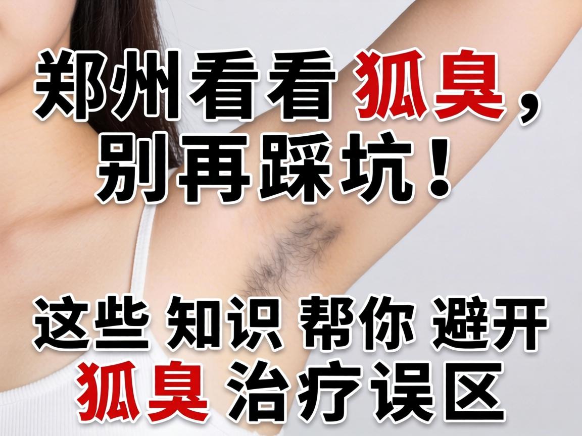 郑州看狐臭，别再踩坑！这些知识帮你避开狐臭治疗误区