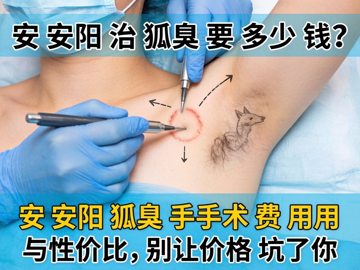 在安阳治狐臭要多少钱？分析安阳狐臭手术费用与性价比，别让价格坑了你