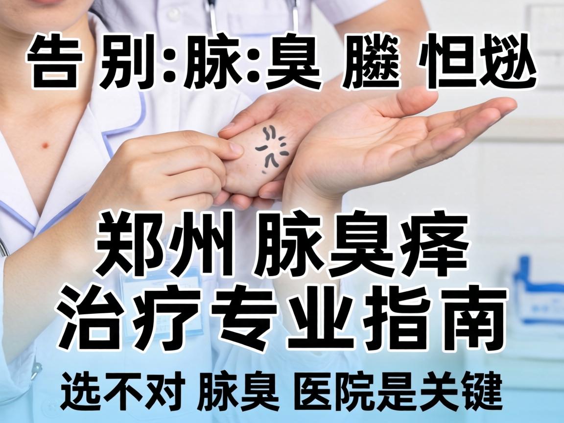 告别腋臭尴尬，郑州腋臭治疗专业指南，选对腋臭医院是关键