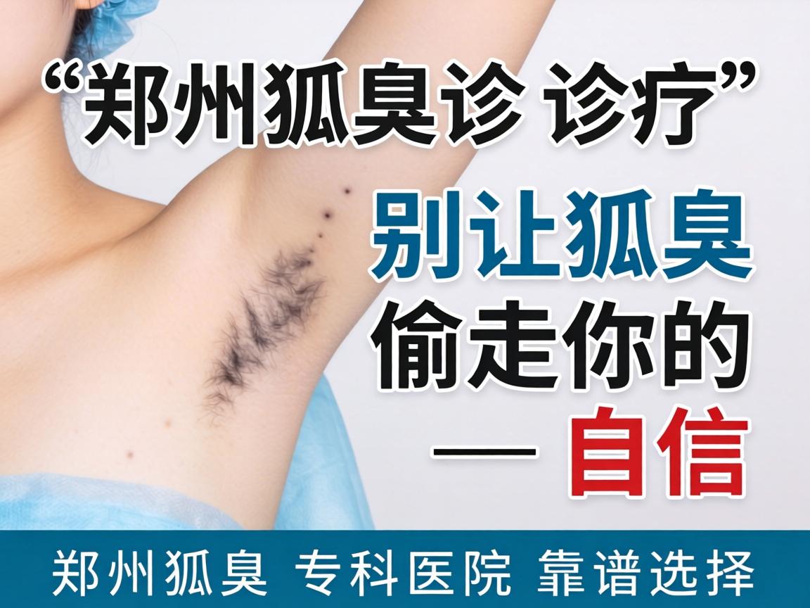 郑州狐臭诊疗，别让狐臭偷走你的自信—郑州狐臭专科医院靠谱选择