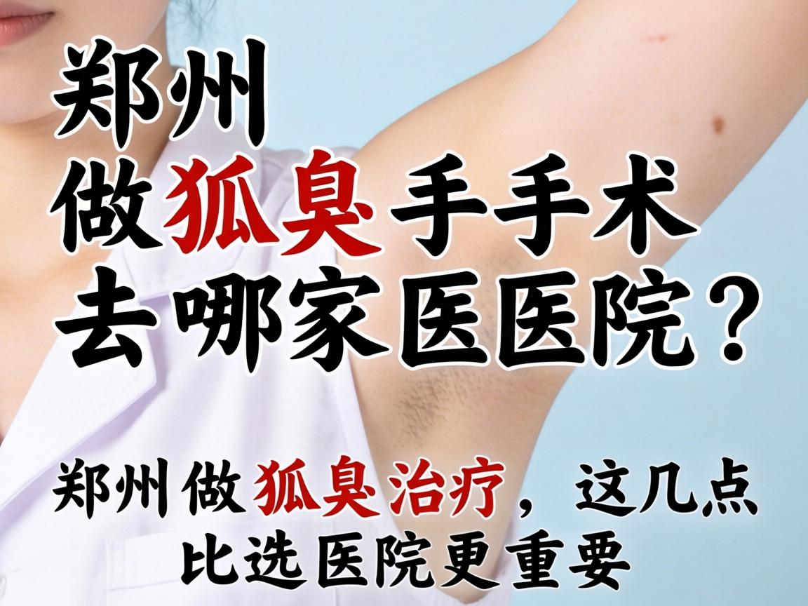 郑州做狐臭手术去哪家医院?郑州做狐臭治疗,这几点比选医院更重要 郑州做狐臭手术去哪家医院?郑州做狐臭治疗,这几点比选医院更重要