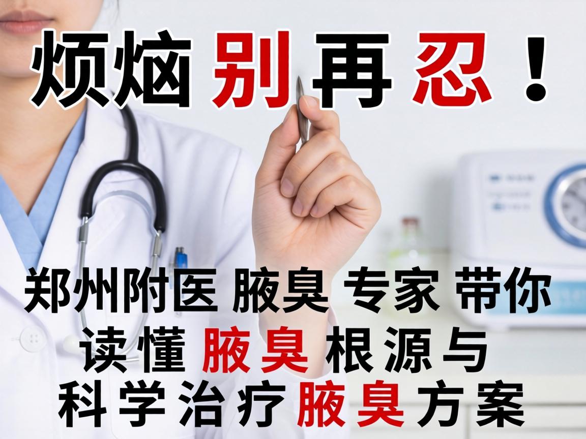 腋臭烦恼别再忍！郑州附医腋臭专家带你读懂腋臭根源与科学治疗腋臭方案