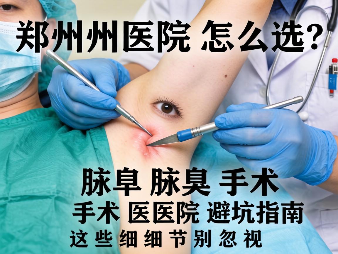 郑州腋臭手术医院怎么选?腋臭手术医院避坑指南,这些细节别忽视 郑州腋臭手术医院怎么选?腋臭手术医院避坑指南,这些细节别忽视