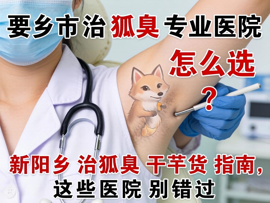 新乡市治狐臭专业医院怎么选？新乡治狐臭干货指南，这些医院别错过