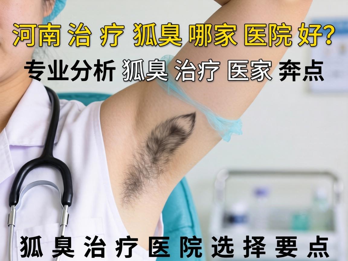 河南治疗狐臭哪家医院好？专业分析狐臭治疗医院选择要点