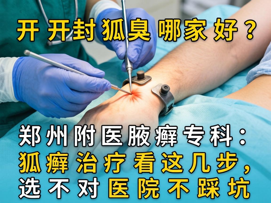 开封狐臭手术哪家好？郑州附医腋臭专科，狐臭治疗看这几步，选对医院不踩坑