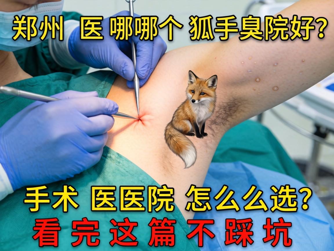 郑州狐臭手术哪个医院好？手术医院怎么选？看完这篇不踩坑