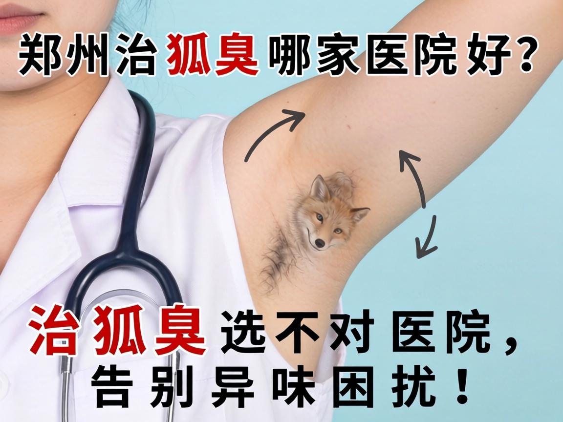 郑州治狐臭哪家医院好？治狐臭选对医院，告别异味困扰！