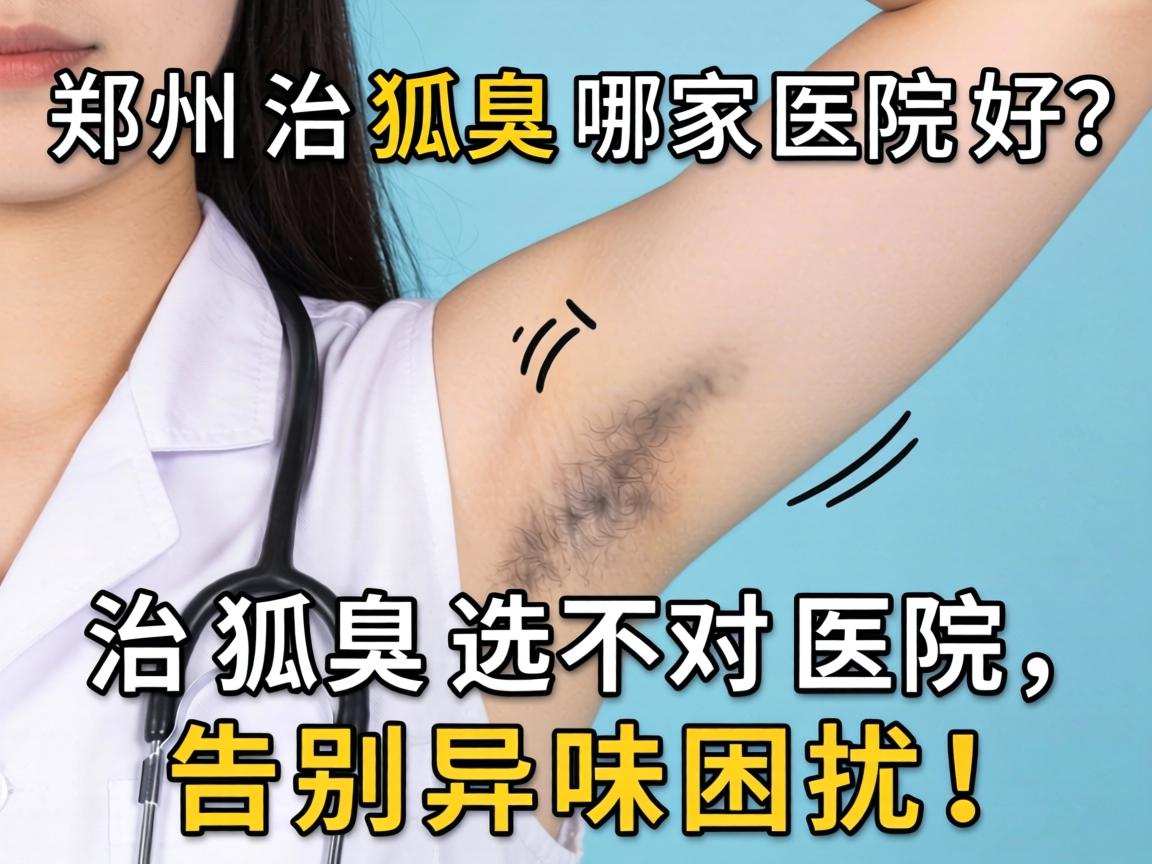 郑州治狐臭哪家医院好？治狐臭选对医院，告别异味困扰！