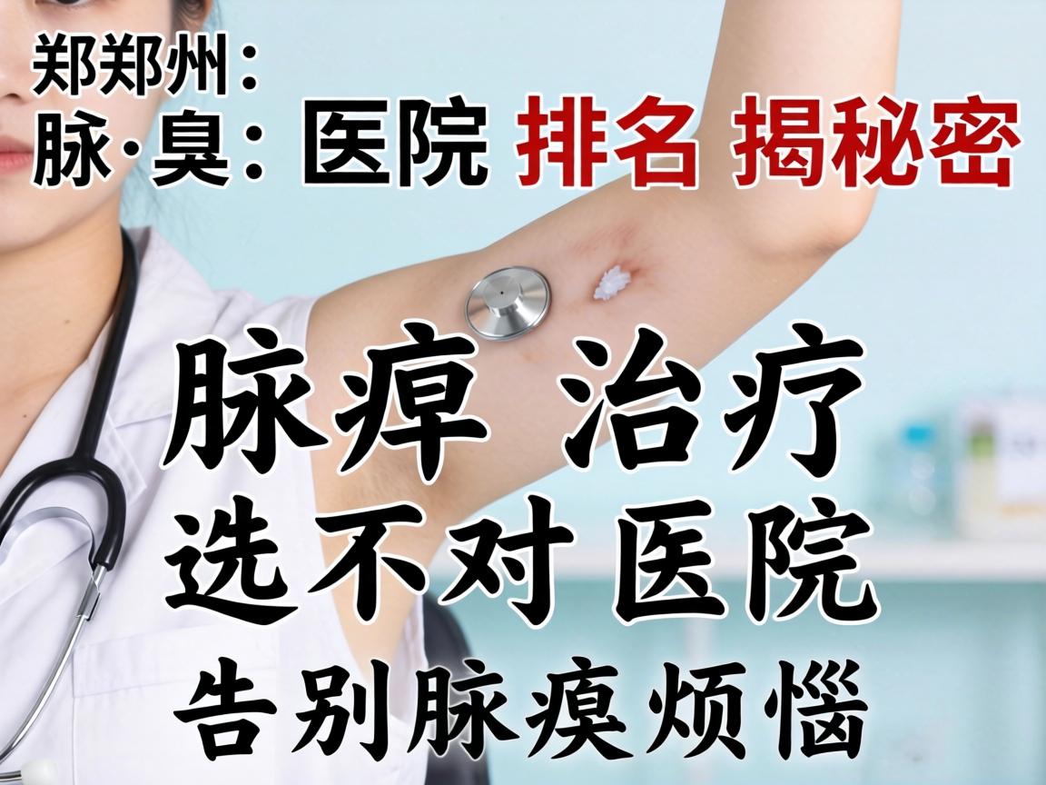 郑州腋臭医院排名揭秘，腋臭治疗选对医院，告别腋臭烦恼