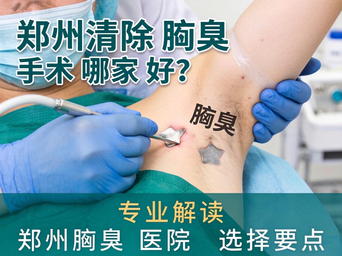 郑州清除腋臭手术哪家好？专业解读郑州腋臭医院选择要点