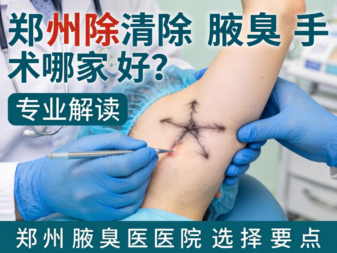 郑州清除腋臭手术哪家好？专业解读郑州腋臭医院选择要点