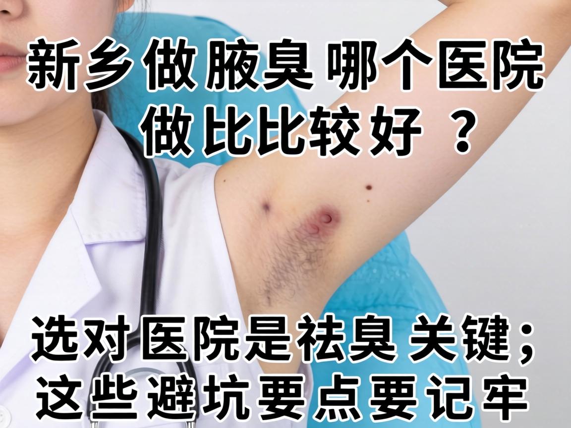 新乡做腋臭哪个医院做比较好？选对医院是祛臭关键，这些避坑要点要记牢