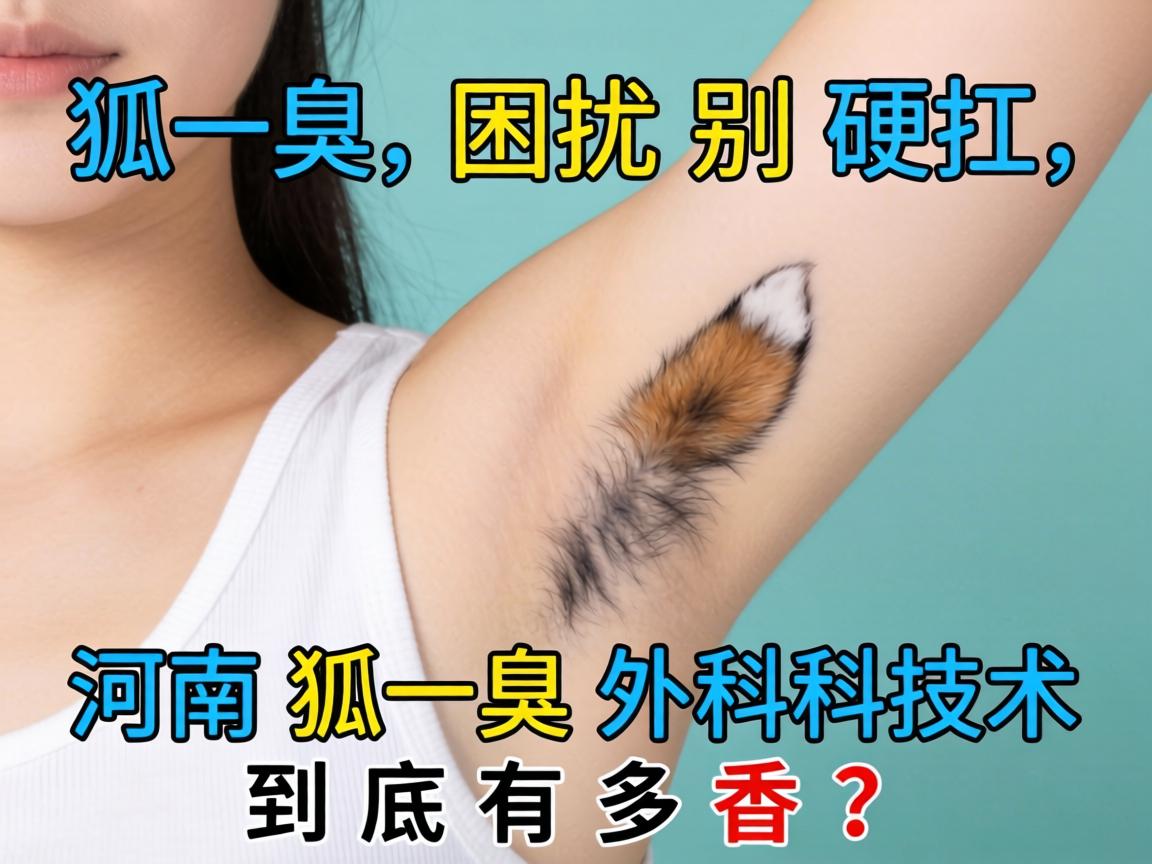狐臭困扰别硬扛，河南狐臭外科技术到底有多香？