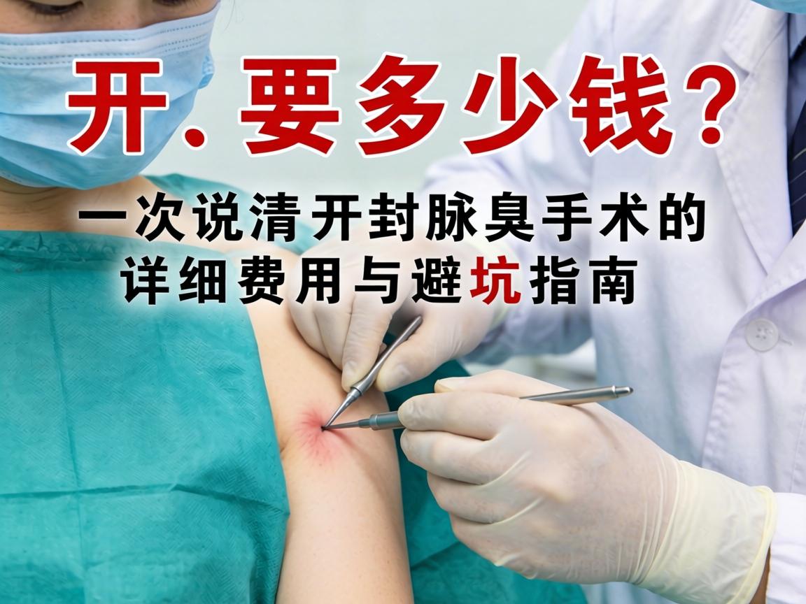 开封腋臭手术要多少钱？一次说清开封腋臭手术的详细费用与避坑指南