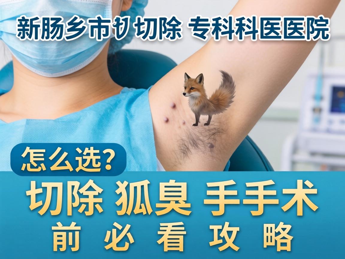 新乡市切除狐臭专科医院怎么选？切除狐臭手术前必看攻略