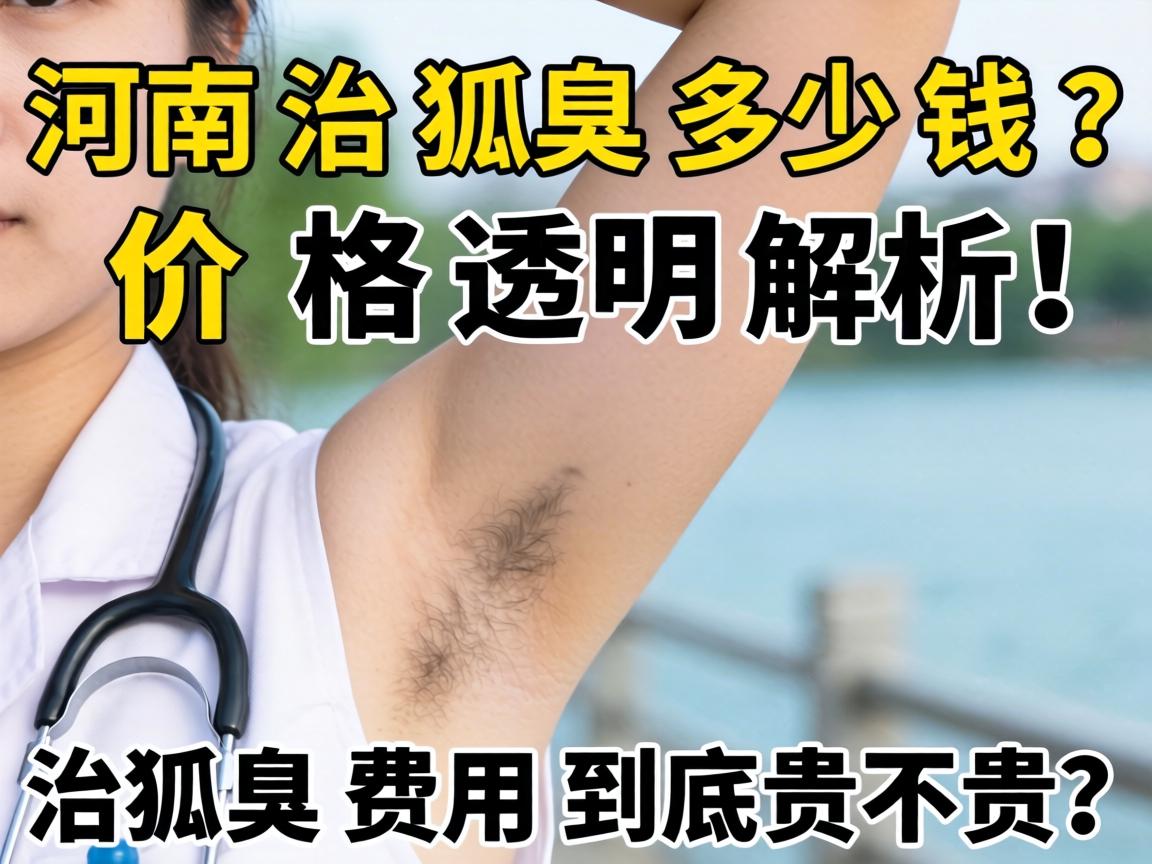 河南治狐臭多少钱？价格透明解析！治狐臭费用到底贵不贵？